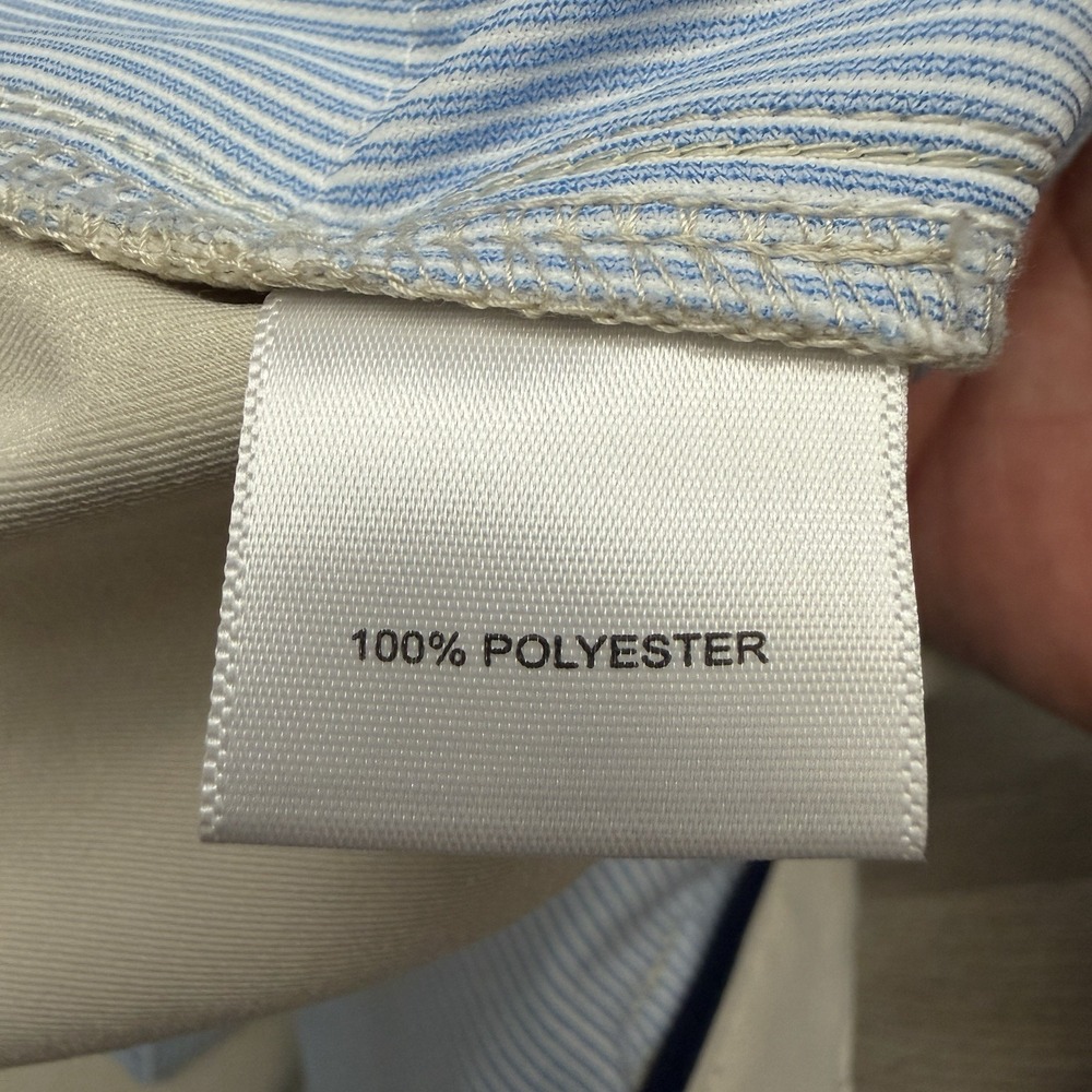 Peter Millar EB66 Golf Pants Khaki 40x32 Gray Lightweight 5 Pocket Performance - Picture 10 of 15